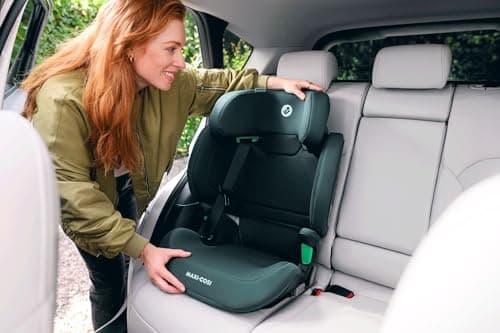Maxi-Cosi Rodifix R i-Size | Siège Auto ISOFIX 3 à 12 Ans | Protection G-CELL latérale | Authentic Green