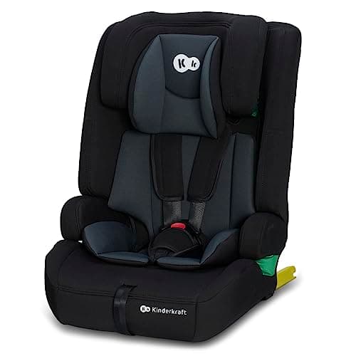 Kinderkraft SAFETY-FIX2 I-SIZE 76-150 cm, Isofix 9 à 36kg, Systèmes de sécurité avancés pour enfants de 15 mois à 12 ans