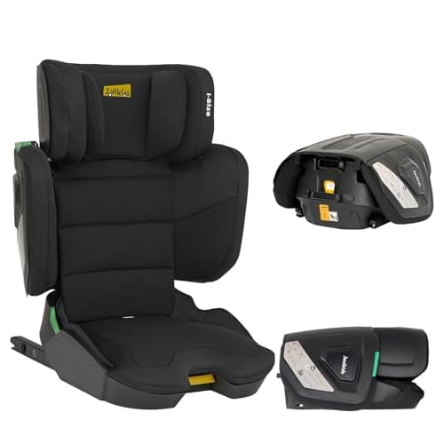 Jovikids i-Size Siège Auto Voyage ISOFIX pour Enfants de 3 à 12 ans (100-150cm) - Profond, Pliable et Léger (Rose)