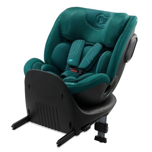 Kinderkraft XRIDER2 I-SIZE - Siège auto bébé 0-25 kg, évolutif 0-7 ans, protections latérales, harnais 5 points, Vert