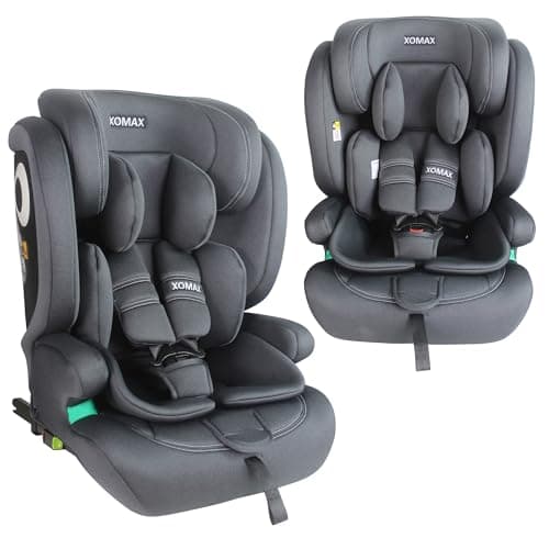 XOMAX LM238 Siège enfant ISOFIX évolutif 9-36 kg 15 mois-12 ans groupe 1/2/3 harnais 5/3 points housse amovible ECE R129