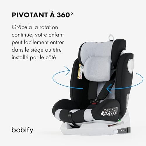 Siège Auto Bébé Babify ECE R129/i-Size 0-36kg, Siege Auto Isofix Groupe 0 1 2 3, Siège Auto Rehausseur Voiture Enfant Pi