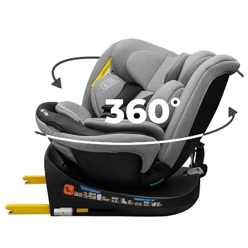 Siege auto bébé 0 à 36kg Isofix pivotant 360 - Groupe 0+ - Taille 40-150cm - Pour tout enfant de la naissance à 12 ans -