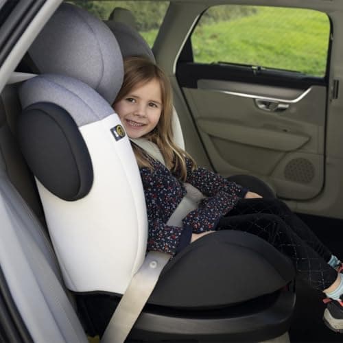 ZELI Siège-auto évolutif i-Size 360° enfants 40-150 cm 0-36 kg Isofix Top Tether Noir pour voyage