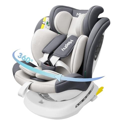 Miophy I-Size Siège Auto Isofix 360°Pivotant Populaire chez les Parents pour Sécurité de Voiture de la Naissance à 12 an