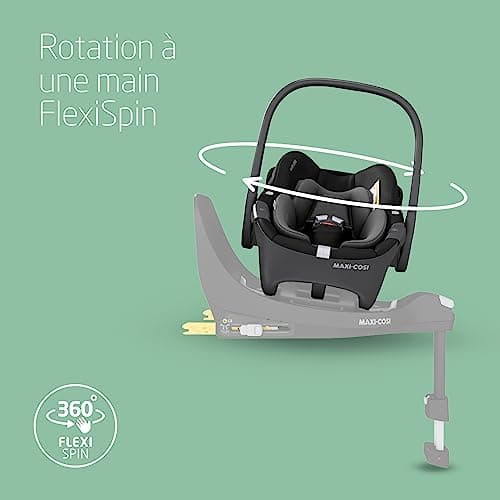 Maxi-Cosi Emerald 360 S i-Size, Siège-auto Isofix 360 Pivotant, 0-12 ans (40-150 cm)
Maxi-Cosi Pebble 360 i-Size, Siège-