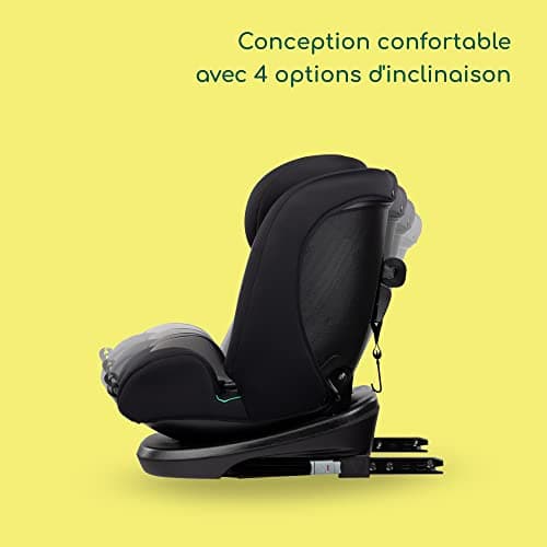 Siège-auto Bebeconfort EverFix i-Size ISOFIX, face à la route, pour enfants de 15 mois à 12 ans, 9-36 kg, 76-150 cm, Gri