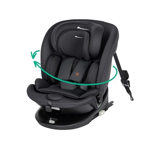 Bebeconfort RevolveFix 360 i-Size - Siège Auto Pivotant 360° pour Enfants 0-12 Ans - ISOFIX, Top Tether, Noir Full