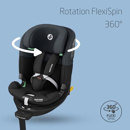Maxi-Cosi Emerald 360 S i-Size | Siège-auto Isofix 360 Pivotant pour Enfant de 0 à 12 Ans | Rotation FlexiSpin 360° | 4