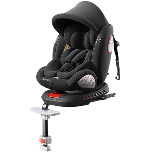 RéenbornSièges Auto Rotatifs à 360°: Inclinables Avec Appui-Tête Réglable, Isofix, 0-36 Kg, Certifiés ECE R129 (Version