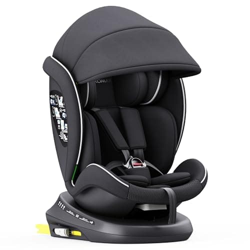 XOMAX 946i | Siège enfant rotatif 360° ISOFIX, fonction inclinable, évolutif 0-36 kg, 0-12 ans, groupes 0/1/2/3, harnais