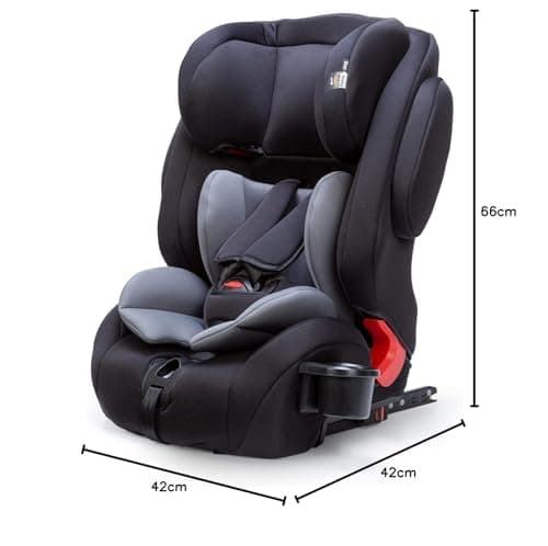 Star Ibaby City Fix HQ 668 SPS | Siège Auto Isofix Groupe 1 2 3 | Pour Enfants | Voyage | Sécurité Avancée | 18-36 kg |