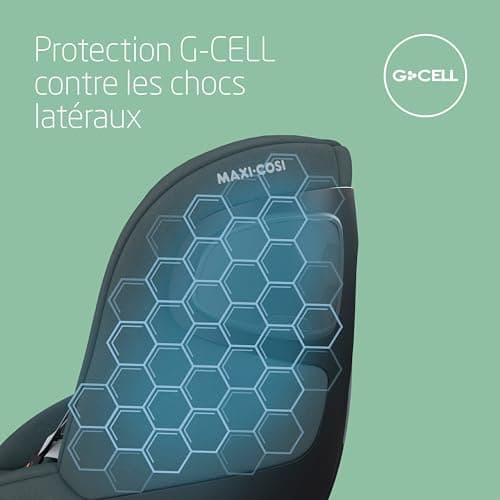 Maxi-Cosi Pearl 360 i-Size Siège-auto bébé 3 mois - 4 ans Authentic Graphite | Rotation 360° facile | Protection latéral