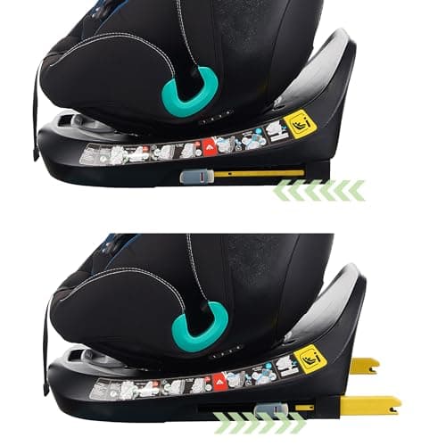 XOMAX G409 IoT Siège Enfant Pivotant 360° ISOFIX 0-36kg 0-12ans G0+/1/2/3 5_points 3_points Housse Lavable ECE R129 I Bl