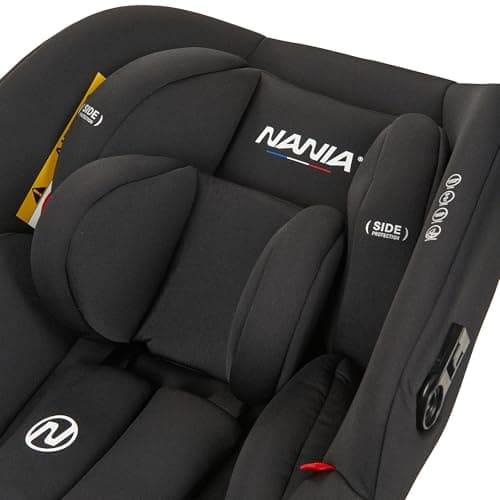 Siège auto bébé ceinturé NANIA Rimini i-Size - Protection Latéérale pour enfants de 0 à 13 kg, Appuie-tête réglable, Por