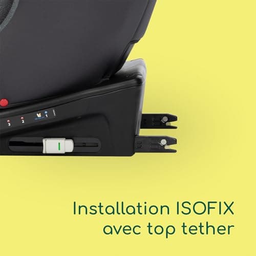 Bebeconfort EvolveFix i-Size Siège Auto 150cm ISOFIX 0-12 Ans 9 Positions d'Appui-tête Protection Contre les Chocs Latér