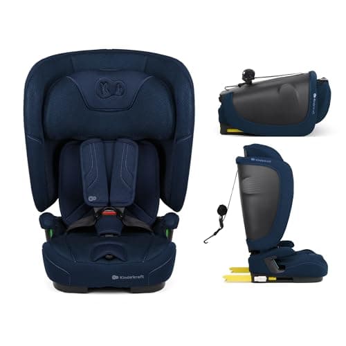 Kinderkraft FIX2GO Noir, siège enfant i-size 76-150 cm, top tether, sécurité abreuvée, sensibilisation électronique, jus