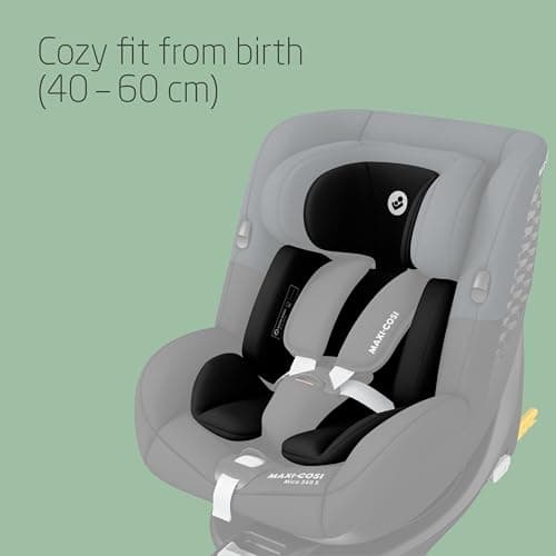 Maxi-Cosi Mica 360 S Comfort - Siège-auto Isofix Respirant pour Enfants 0-4 Ans - Rotation FlexiSpin - Protection G-CELL