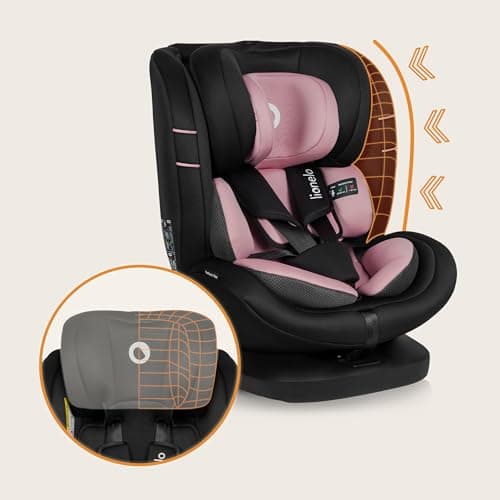 LIONELO Bastiaan Siège Auto Pivotant 360° pour Enfants de 0 à 36 kg, Installation Face et Dos à la Route, ISOFIX TopTeth