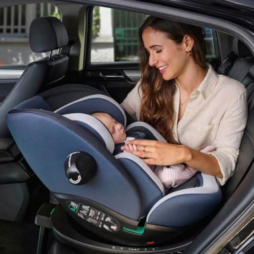 Chicco Everone I-Size Siège Auto avec Base Isofix 0-36 kg Pour Enfants de 40 à 15 cm Homologué ECE R129/03 Pivotant 360°