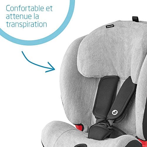 Maxi-Cosi Housse d'été pour siège auto Groupe 123 Titan/Titan Plus - gris frais adapté aux enfants - protection solaire