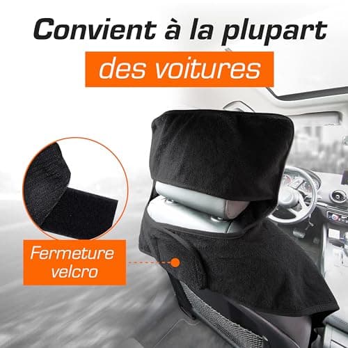 Upgrade4cars Couverture de Siège Voiture Multifonction Individuelle Avant pour Conducteur Étanche contre la Transpiratio