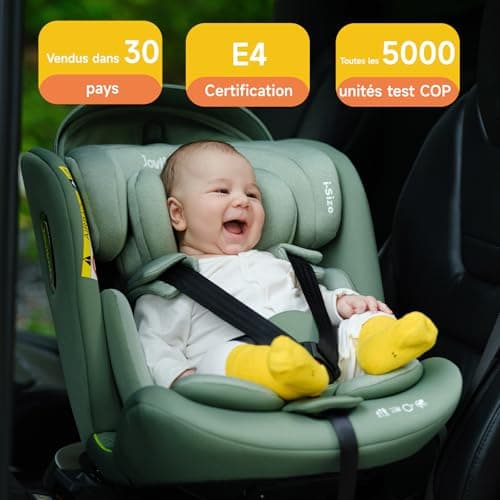 Siège Auto Jovikids Siege Auto, i-Size 40-150 cm, pour Bébé de 0-12 ans, ECE R129, 12 Positions d'Appui-tête, Rose

Sièg