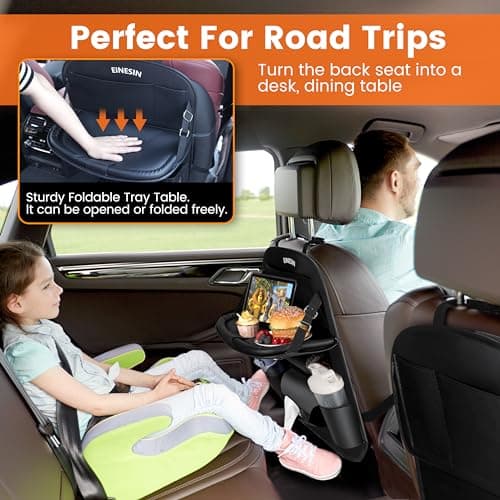 Organisateur Voiture 1Pc Imperméable Protection Enfant Sieges Arrière Multifonctionnalité avec Tableau Pliant (1)  
Prot