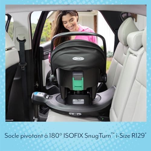 Siège-auto Graco SnugLite i-Size R129 noir pour bébé de 40 à 75 cm
