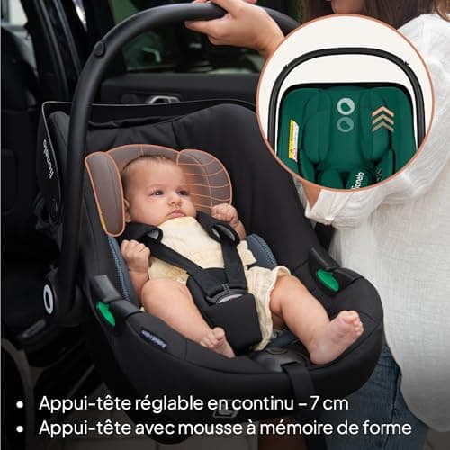 LIONELO ASTRID i-Size Siège Auto pour Enfants 40-87 cm | Sécurité Haute | Pour Groupe 0+ | Protection Latérale Avancée |