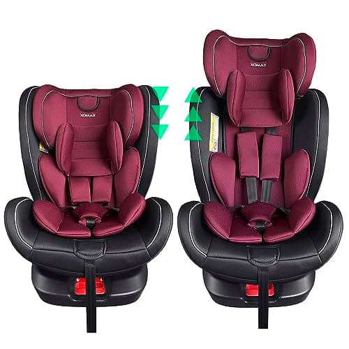 XOMAX XZ-16 Siège enfant pivotant 360° ISOFIX évoluant de 0 à 36 kg I-Size 5 points 3 points 0-12 ans