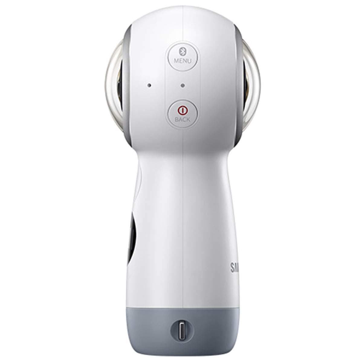 Samsung New Gear 360 référence R210 - Vidéos et Photos 4K en Full White - Idéal pour Les Amateur de Caméras Virtuelles -