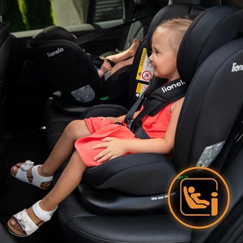 LIONELO Bastiaan Siège Auto Pivotant 360° pour Enfants 0-36 kg et 40-150 cm, Installation Face et Dos sur Route, ISOFIX