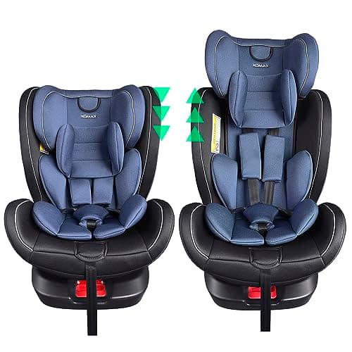 XOMAX XZ-16 Siège enfant pivotant 360° ISOFIX 0-36kg Évolutif 0-12 ans Harnais 5/3 points ECE R129 i-Size