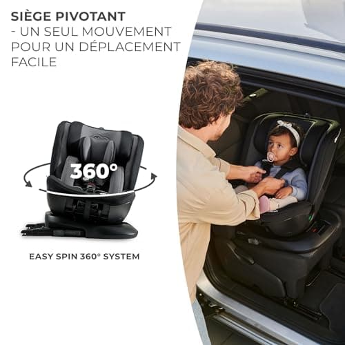 Kinderkraft XPEDITION I-Size 40-150 cm siège auto bébé 0 à 36 kg évolutif noir  
Kinderkraft XPEDITION I-Size 40-150 cm
