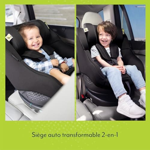 Siège-auto Graco Turn2Me i-Size R129 noir pour enfant de la naissance à 4 ans, rotatif 360° et position allongée, harnai