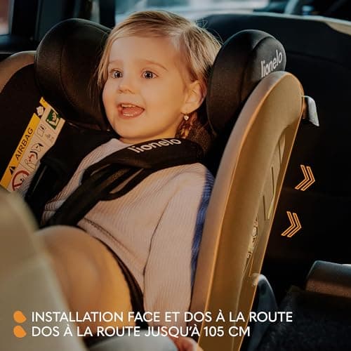 LIONELO AART I-SIZE | Sécureté Bébé | Haute Courbure | Parents | Voyage et Installations | Protection Crânienne | Taille