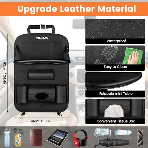 Organisateur Voiture 1Pc Imperméable Protection Enfant Sieges Arrière Multifonctionnalité avec Tableau Pliant (1)  
Prot