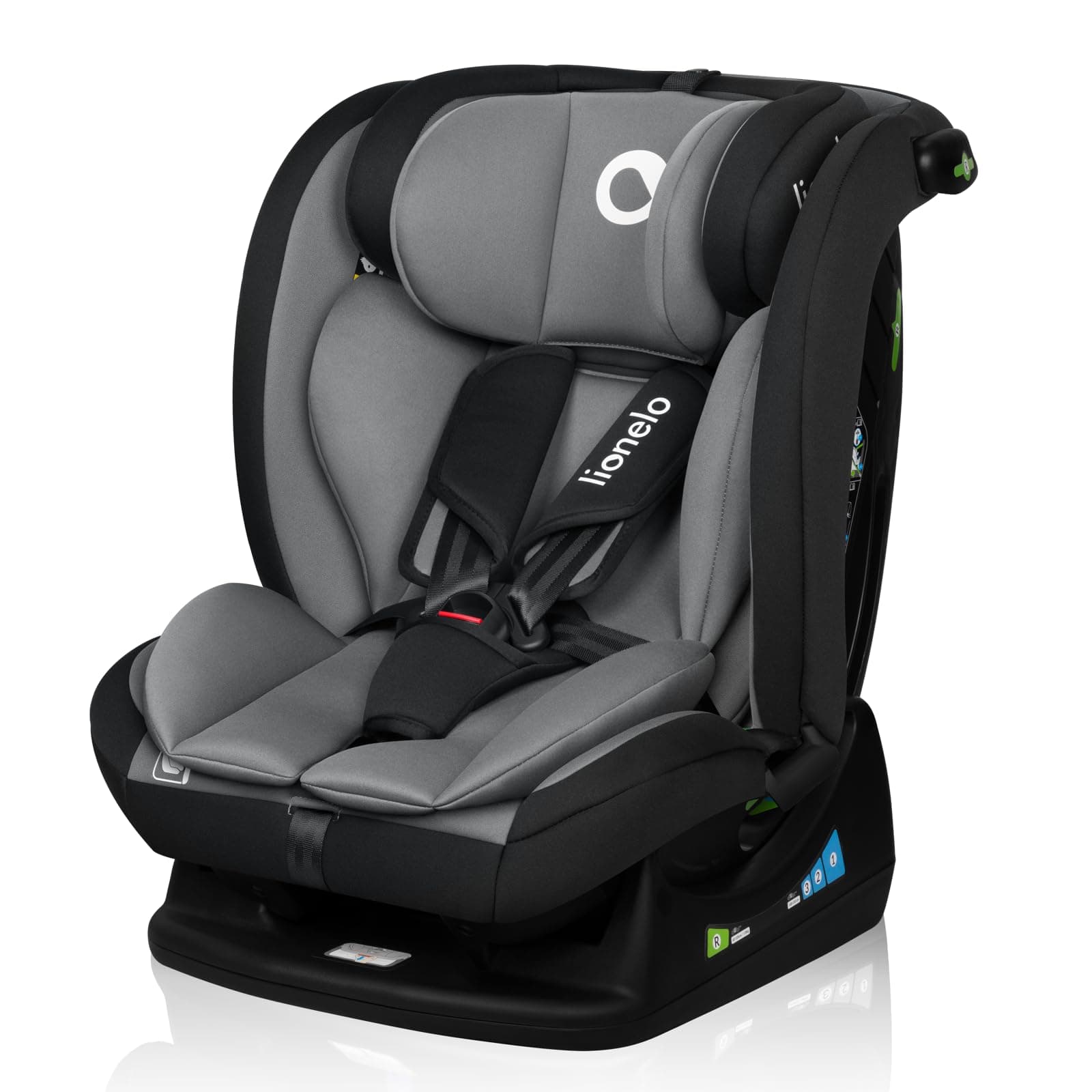 LIONELO IZZY I-SIZE Siège Auto Bébé Universel pour Toutes Les Voitures, Appui-tête Renforcé et Reglable, R129 i-Size 13
