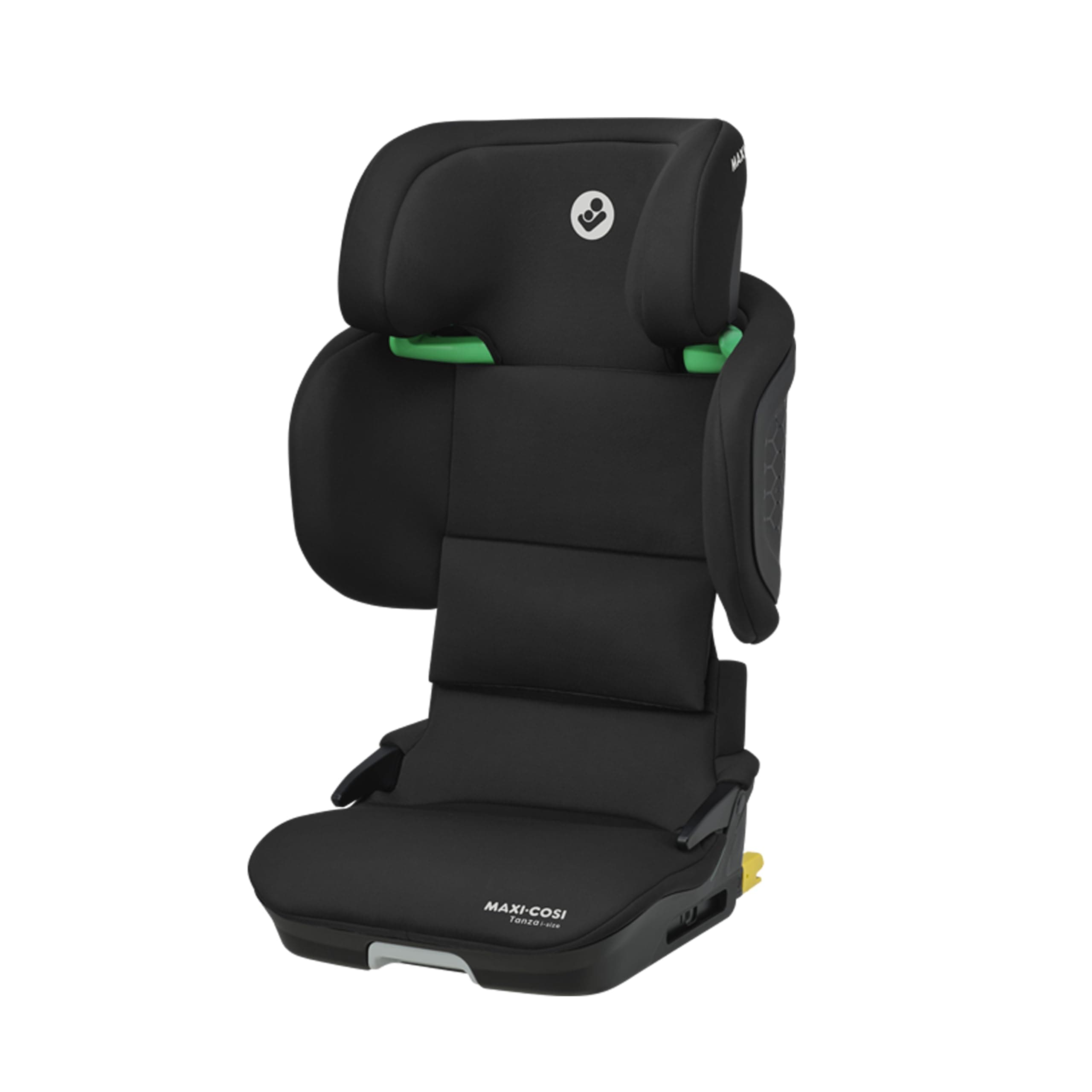 Maxi-Cosi Tanza i-Size Full Black, Réhausseur Voiture Enfant 3,5-12 ans, 100-150cm, Protection G-CELL Chocs Latéraux, 10