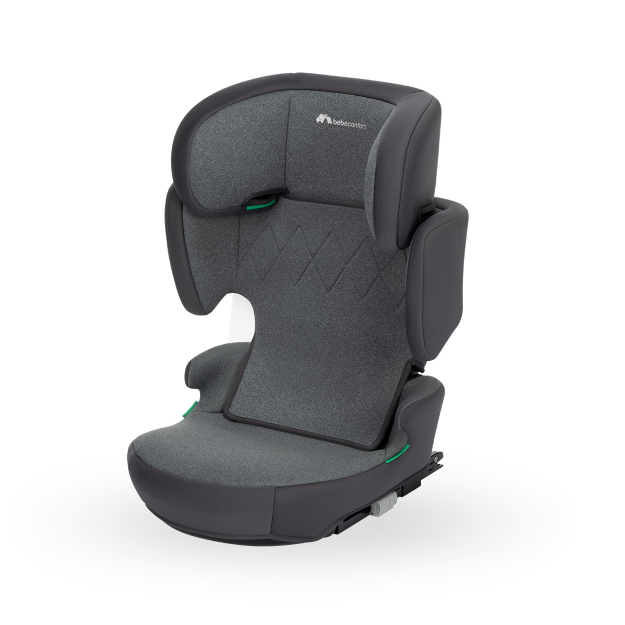 Siège auto rehausseur Bebeconfort RoadFix i-Size ISOFIX, dossier pliable léger, 14 positions d'appui-tête, rembourré, po