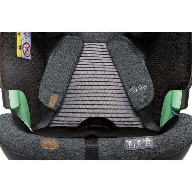 Siège-auto Gr. 0+/1/2/3 Bi-Seat i-Size Air sans base Black mélange enfants sécurité voyage