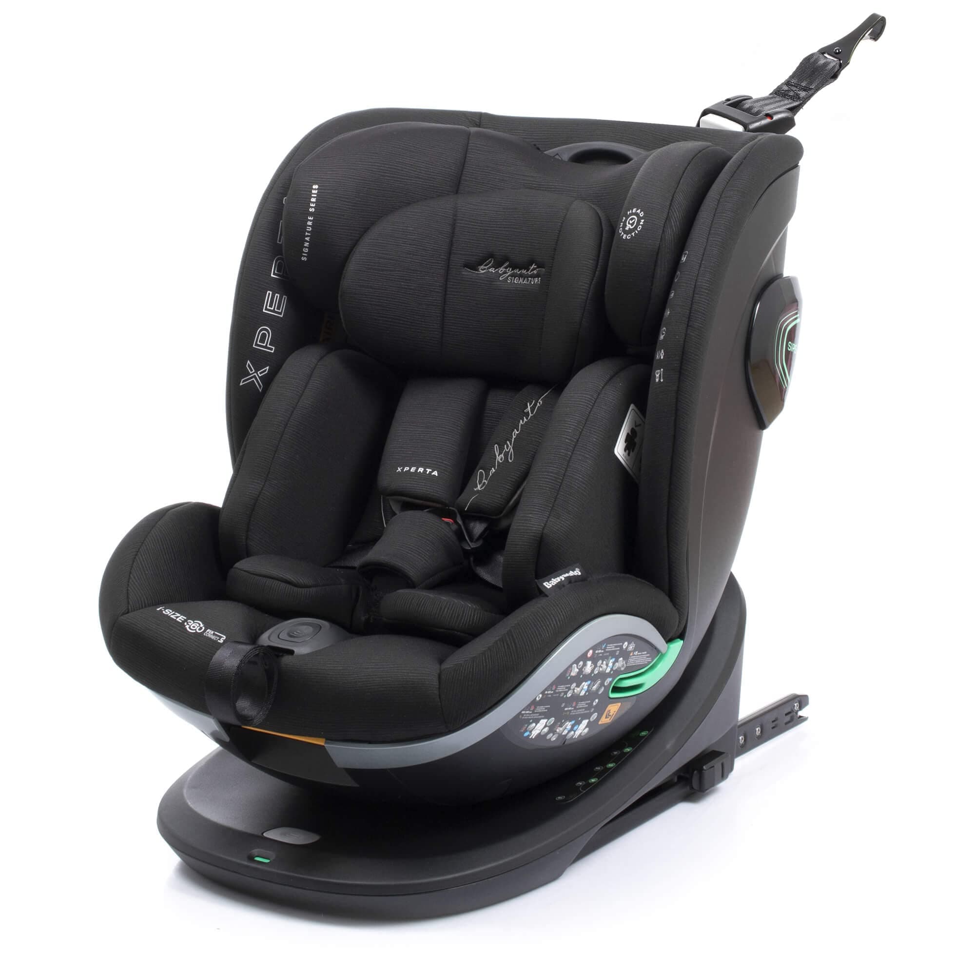 Siege auto BABYAUTO XPERTA BLACK LINE 0-36 kg I-Size ISOFIX Pivotant 360° ECE R129 pour nourrisson à adolescent