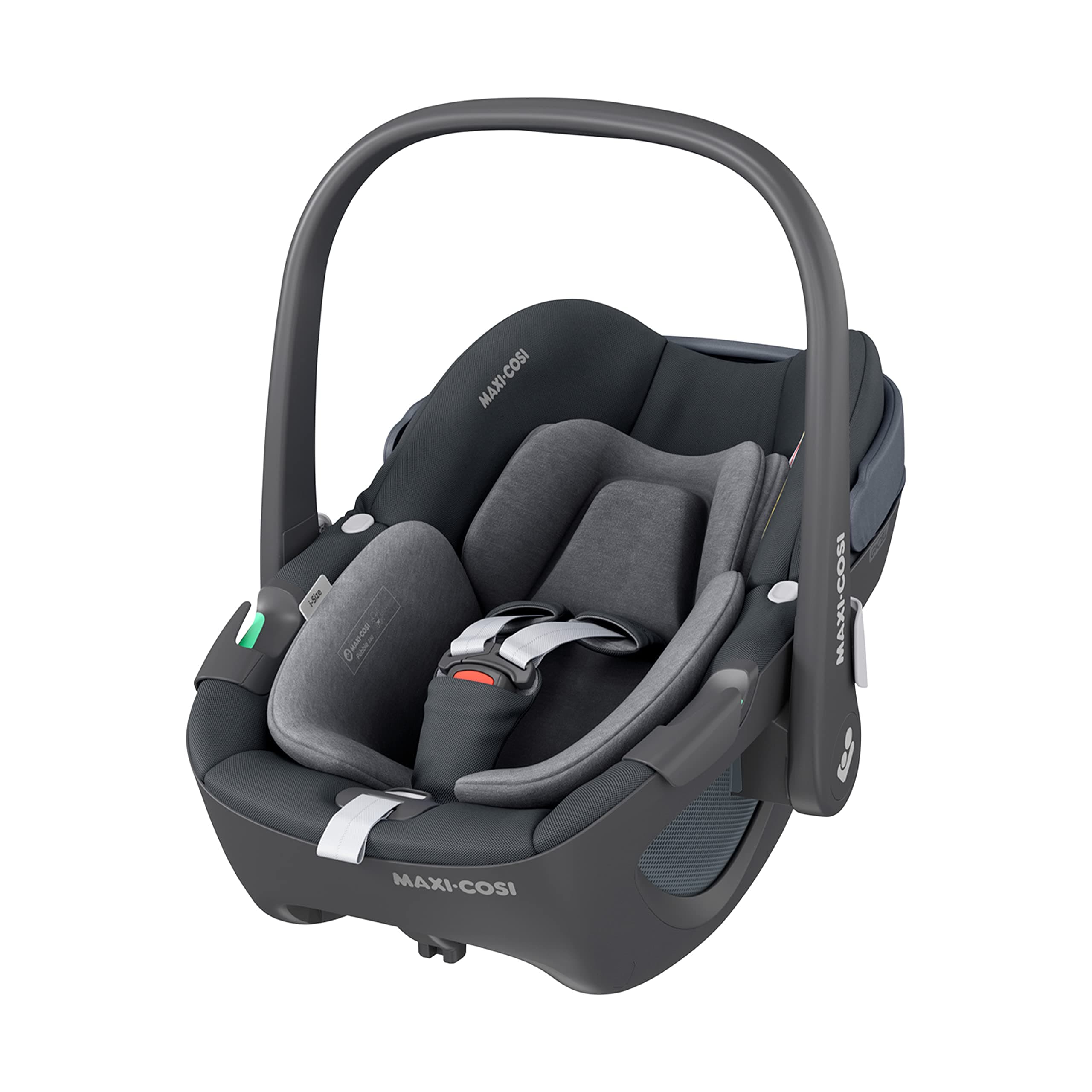 Maxi-Cosi Pebble 360 i-Size Siège-auto bébé Rotation à une main, Protection G-CELL,Essentiel Graphite