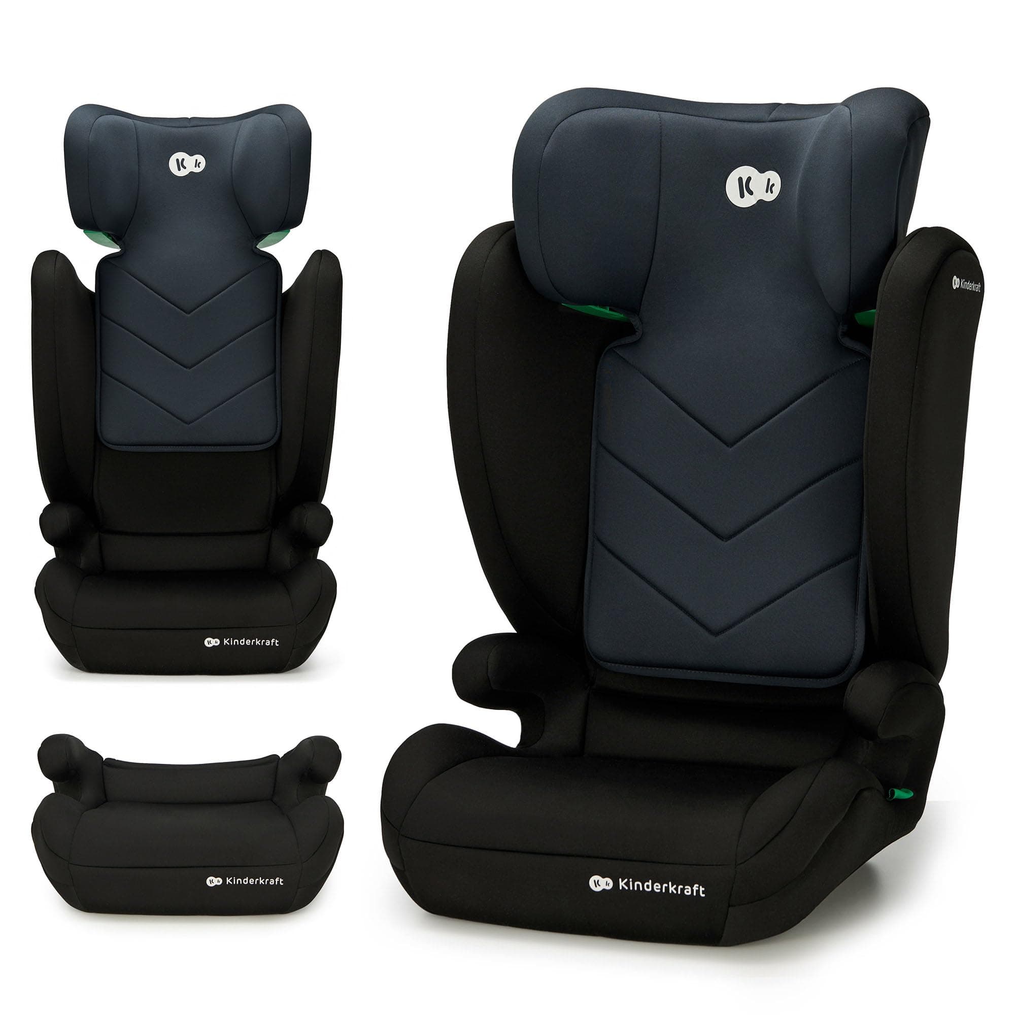 Kinderkraft I-SPARK i-Size Siège auto bébé Noir : léger et sécurisant pour les enfants de 3,5 à 12 ans