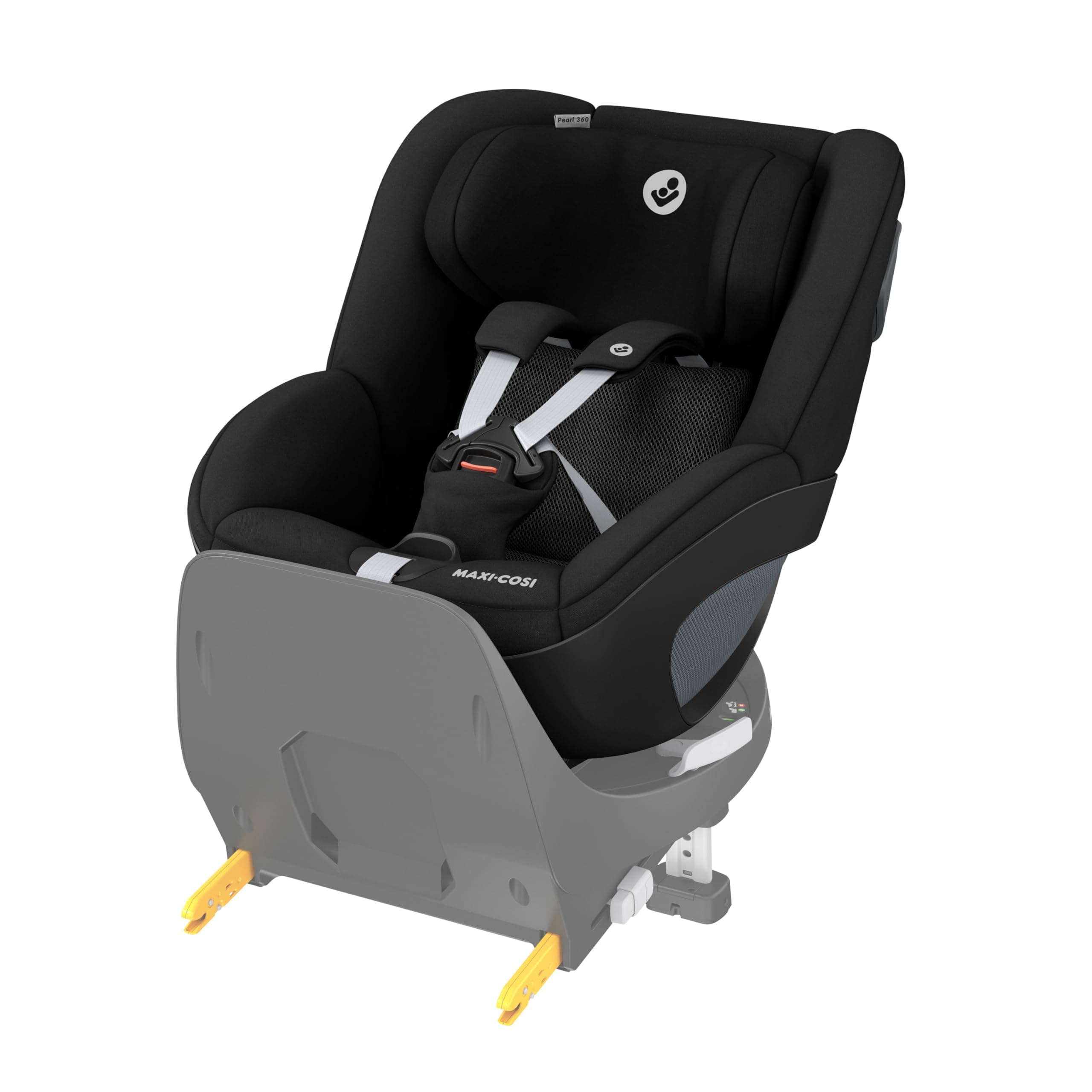 Maxi-Cosi Pearl 360 i-Size Authentique Noir | Siège-auto bébé pivotant 360 de 3 mois à 4 ans | Protection G-CELL | Rotat