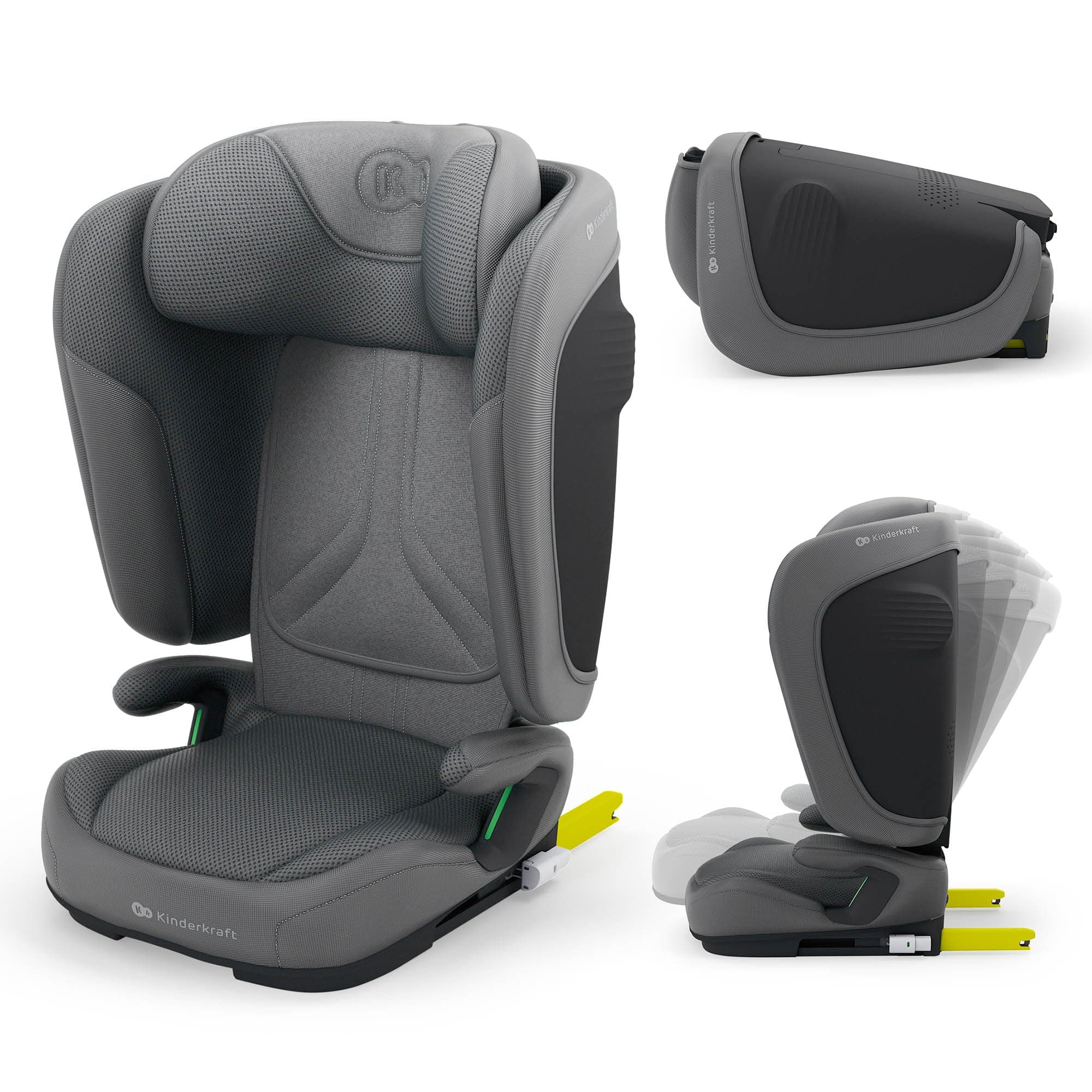 [Kinderkraft UNITY2 | Siège auto I-size 100-150 cm] + [Avec Isofix, Jusqu'à 12 ans, Systèmes de Sécurité] + [Facile à Ne