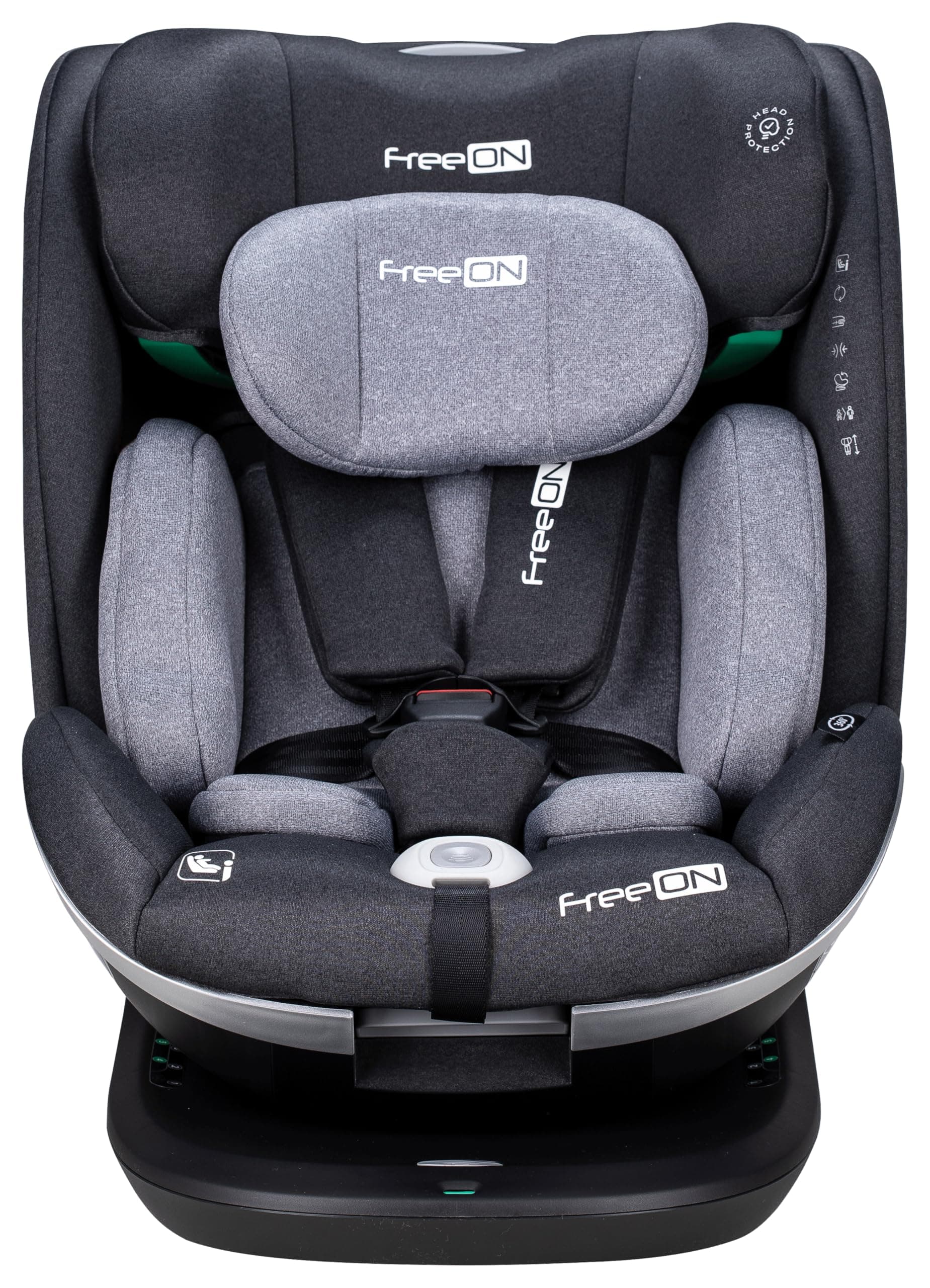 Siège auto FreeON i-Size Safety gris foncé pour enfant Usine valida
