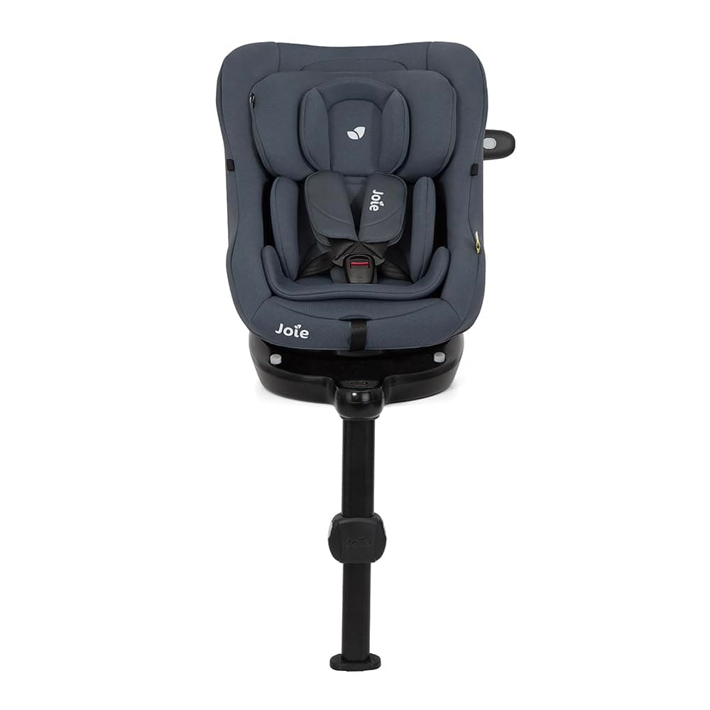 Joie Siège auto i-Size I-Pivot 360 Dark slate bleu pour enfant - Sécurité optimale pour voyage - Idéal pour routes urbai