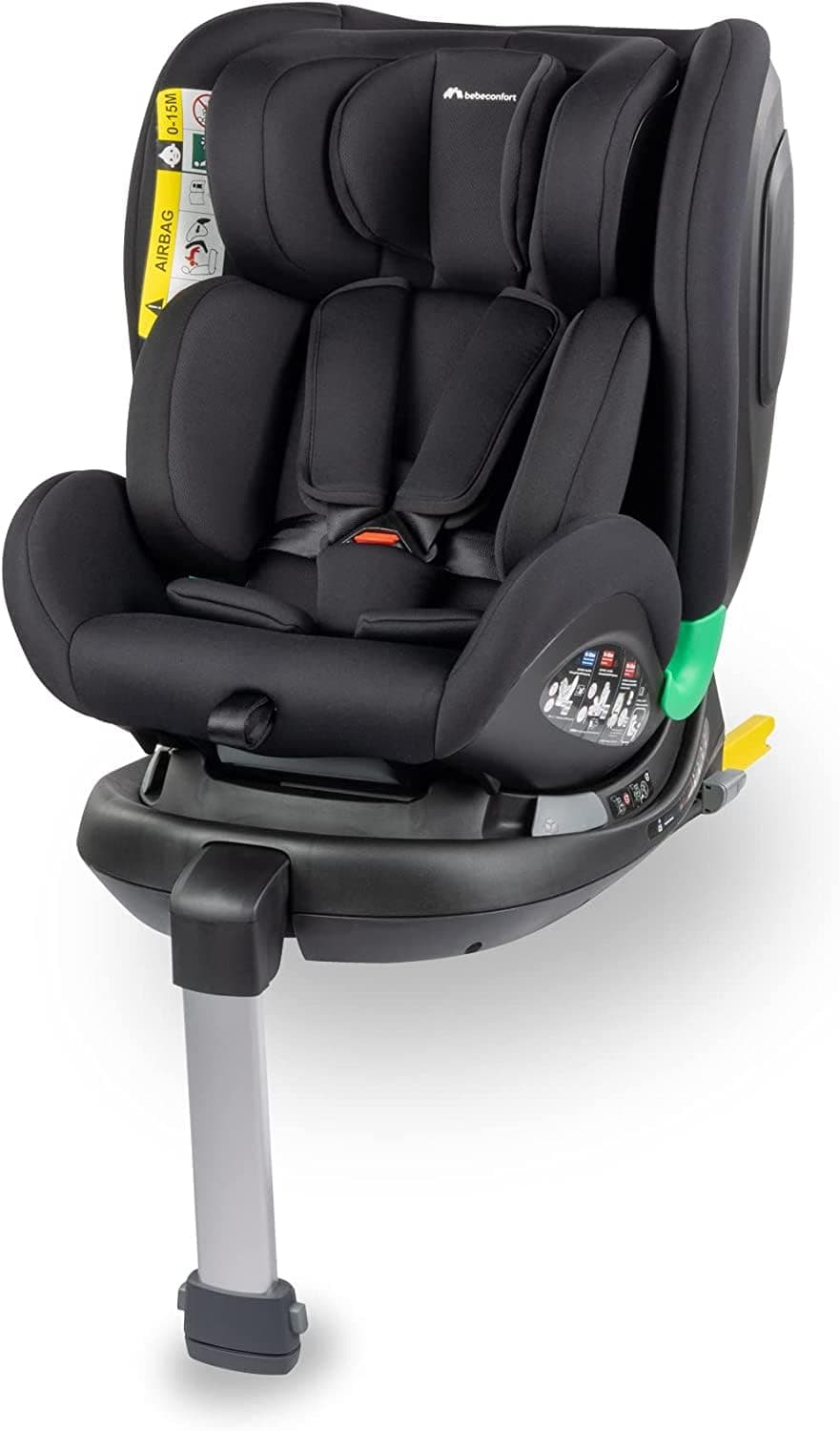 Bebeconfort EvolveFix Plus i-Size Siege Auto 360 Noir Vapeur, Siège Auto ISOFIX, 0-12 Ans, 40-150 cm, 10 Positions d'App